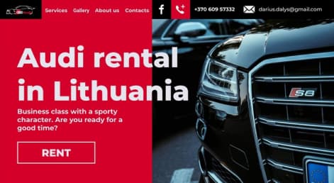 website design for automobile company